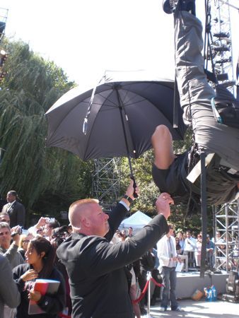 Umbrella Guy: "He's endurance, we're endurance, it's all endurance."
